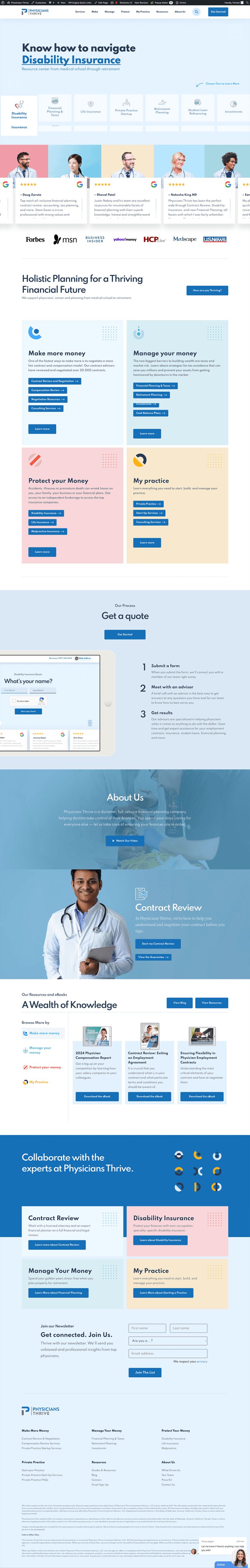 Custom Theme Development for Content Marketing Website