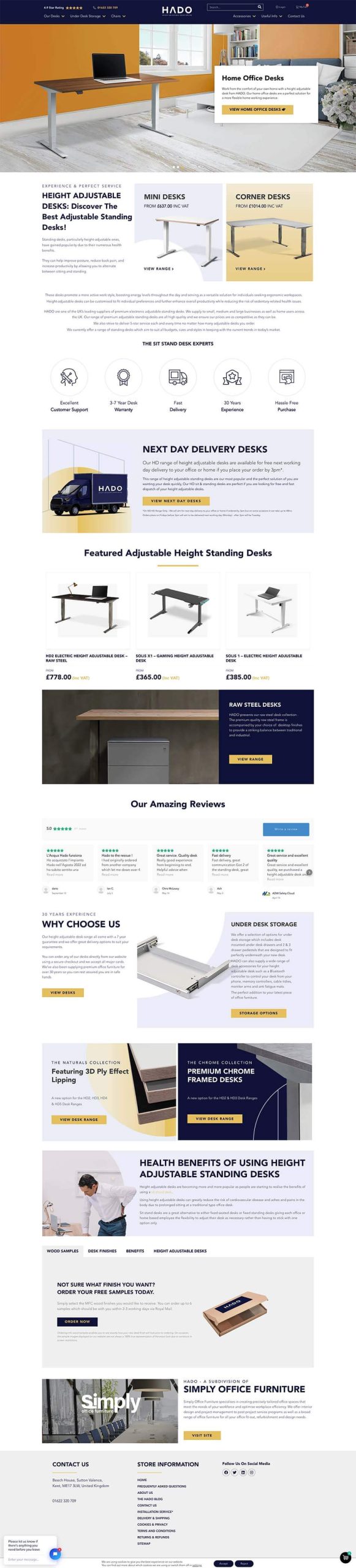 Furniture Website Development with Worpdress